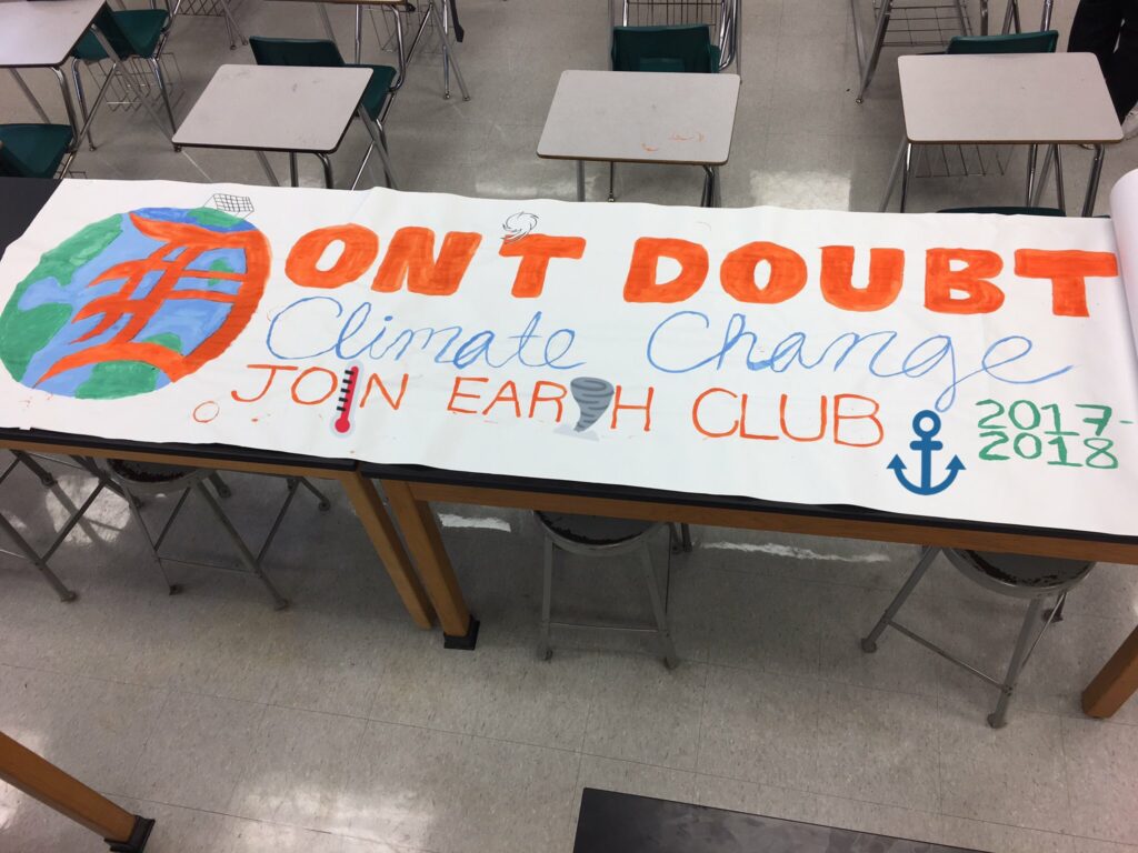 EARTH Club Climate Change Awareness Poster